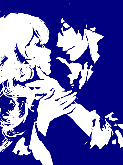 nia teppelin and simon (tengen toppa gurren lagann) drawn by aji_(tegaki)