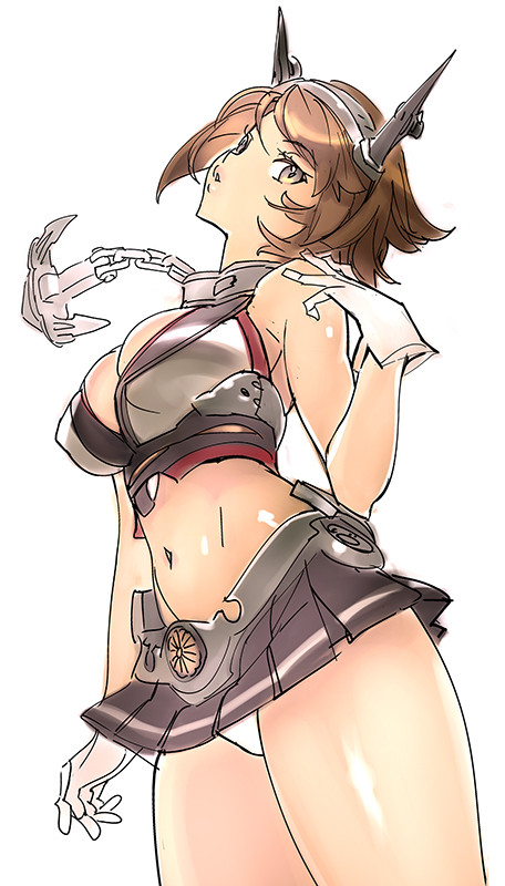 mutsu (kantai collection) drawn by nishieda