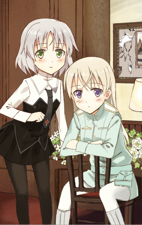 sanya v. litvyak and eila ilmatar juutilainen (world witches series and 1 more) drawn by glastonbury1966