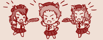 amaretto, panettone, and ricotta (girls und panzer) drawn by takahashi_kurage