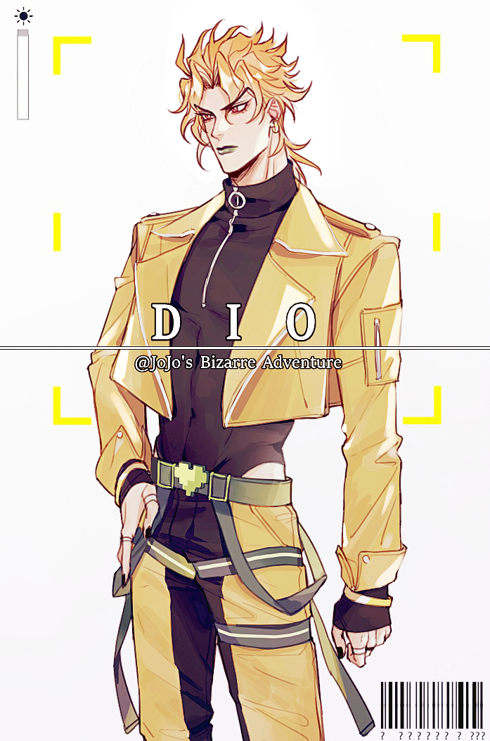 dio brando (jojo no kimyou na bouken and 1 more) drawn by hako_iix07