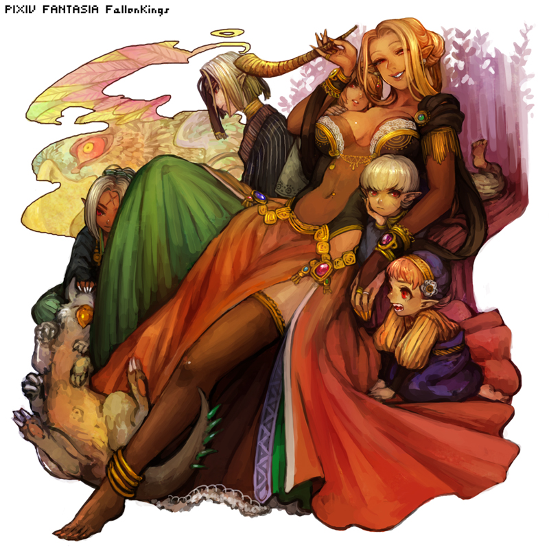 pixiv fantasia and 1 more drawn by akaneko_(redakanekocat)