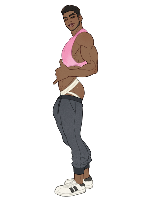 breon jamel wood (dilftown) drawn by schizoid