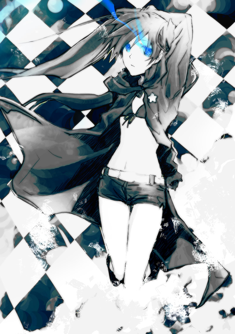 black rock shooter (black rock shooter) drawn by vicky_(fifone)