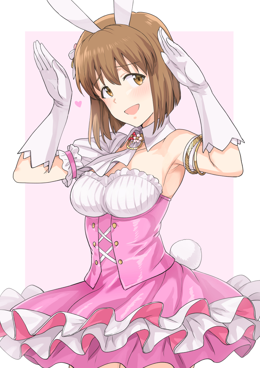 hagiwara yukiho (idolmaster and 1 more) drawn by tsurui