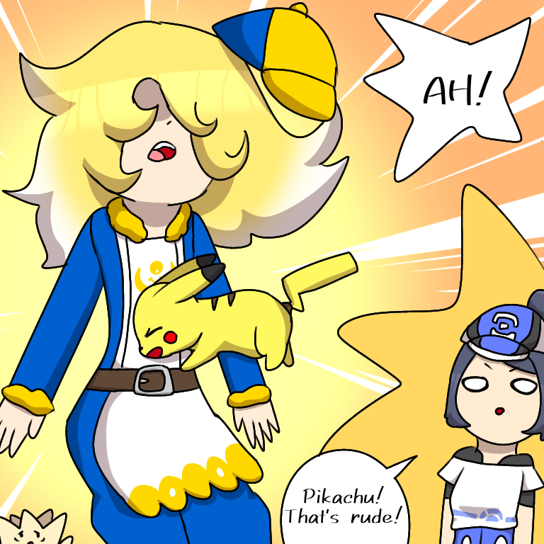 pikachu, volo, togepi, and bettie (pokemon and 2 more) drawn by zyla_zo.