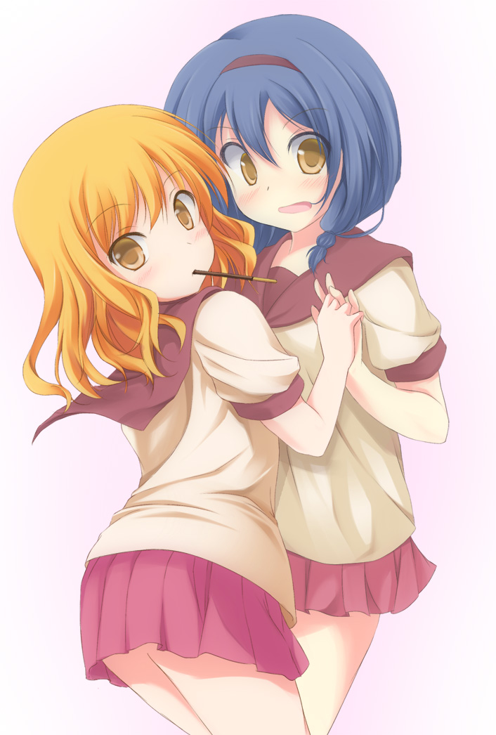 oomuro sakurako and furutani himawari (yuruyuri) drawn by griefwear