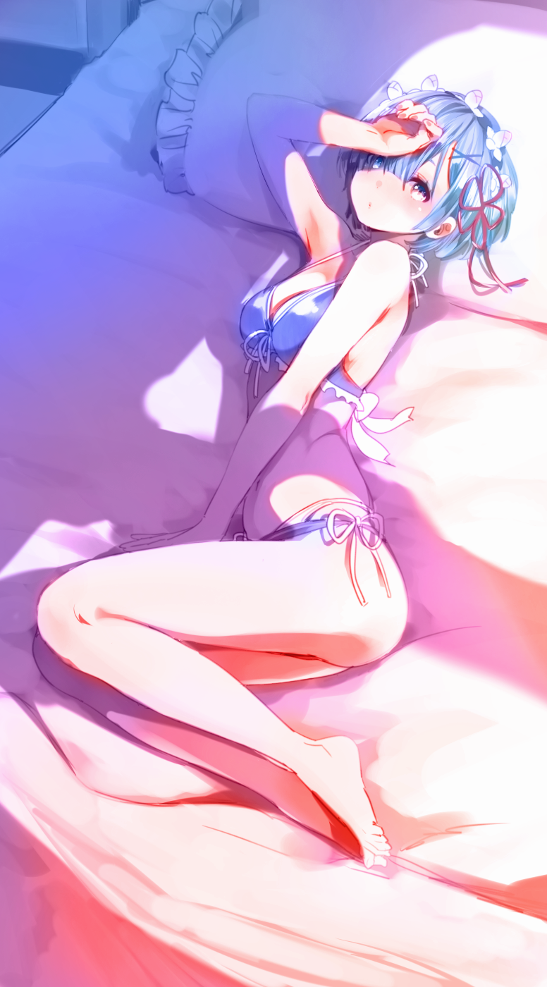 rem (re:zero kara hajimeru isekai seikatsu) drawn by goshiki_suzu