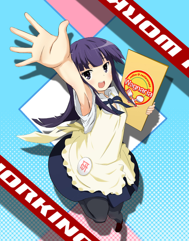 yamada aoi (working!!) drawn by yokoshima_(euphoria)