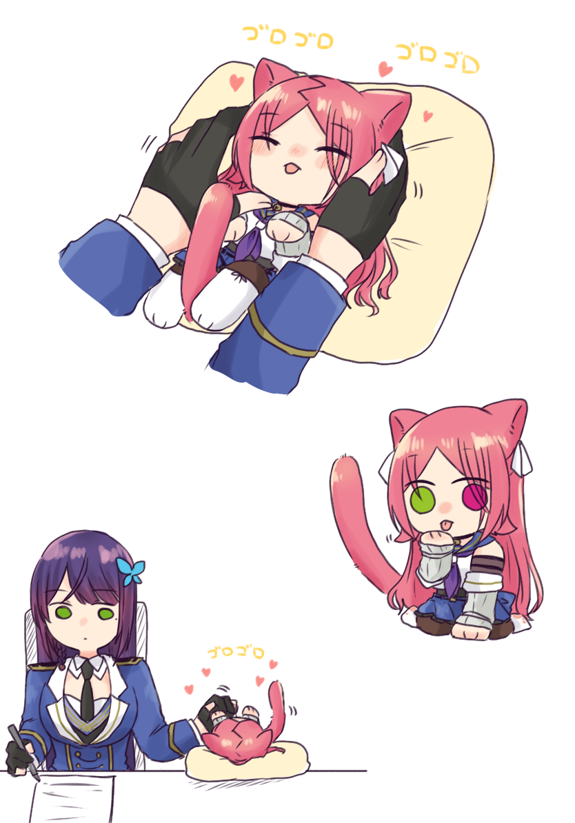 funada kiito and shiba tomoshibi (assault lily) drawn by nigari_(ngari_0115)