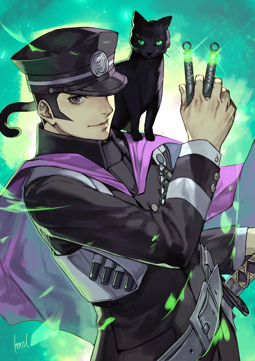 kuzunoha raidou and gouto (devil summoner and 1 more) drawn by hungry_clicker