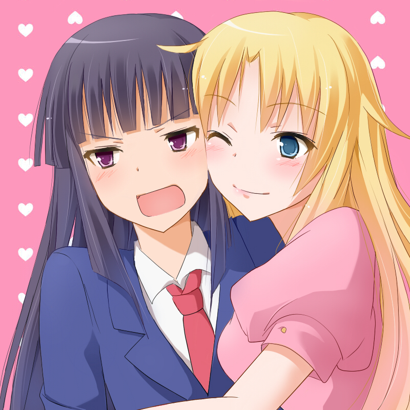 akasaka ryuunosuke and rita ainsworth (sakura-sou no pet na kanojo) drawn by shiomiya_(moshimoshi102)