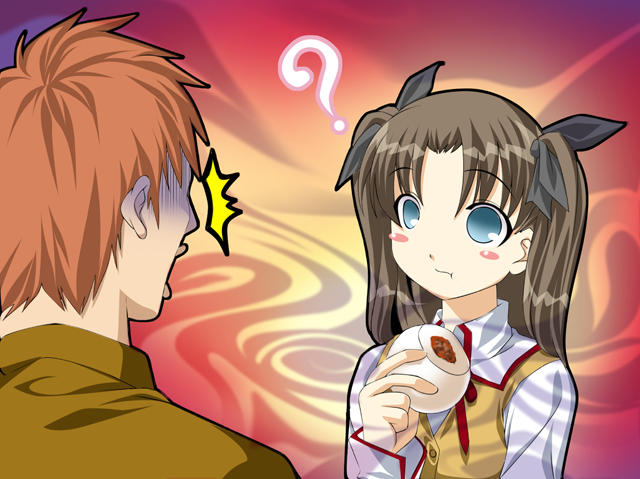 tohsaka rin and emiya shirou (fate and 2 more)