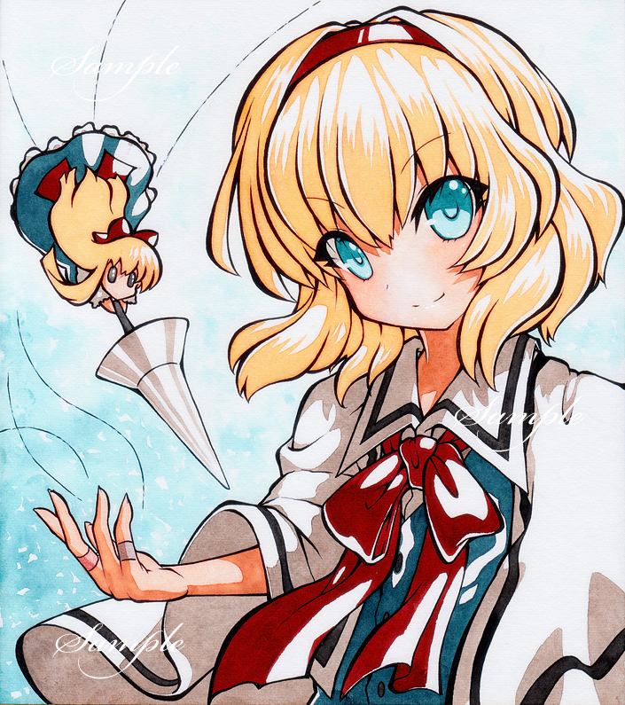alice margatroid and shanghai doll (touhou) drawn by rinka_(qqqrinkappp)