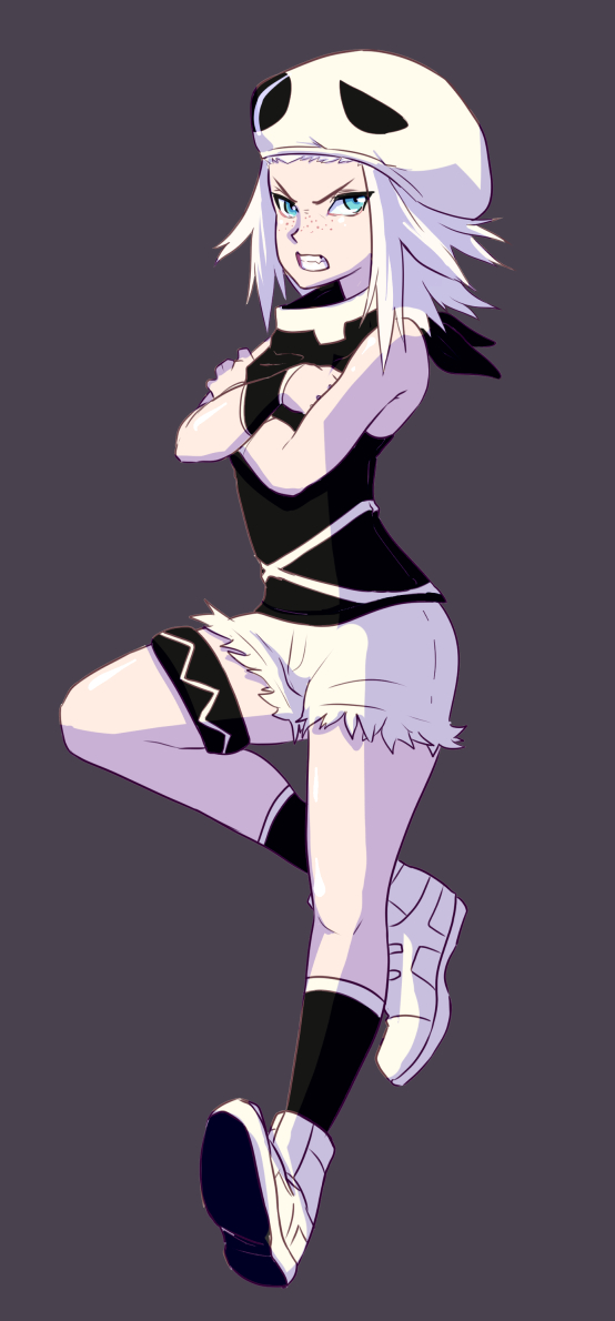 roxie and team skull grunt (pokemon and 2 more) drawn by drawfag