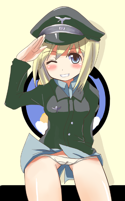 erica hartmann (world witches series and 1 more) drawn by comord