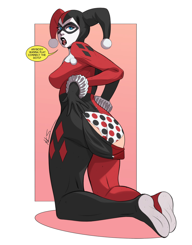 harley quinn (dc comics and 2 more) drawn by exmile
