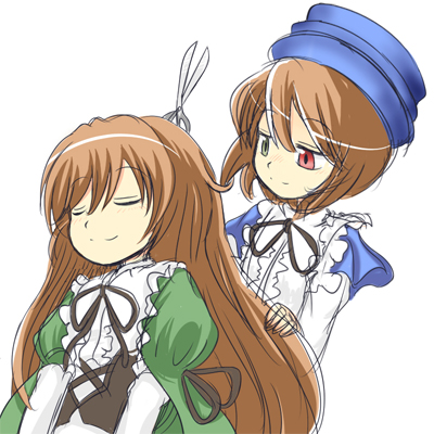 suiseiseki and souseiseki (rozen maiden) drawn by yuuma_(pumpkin)