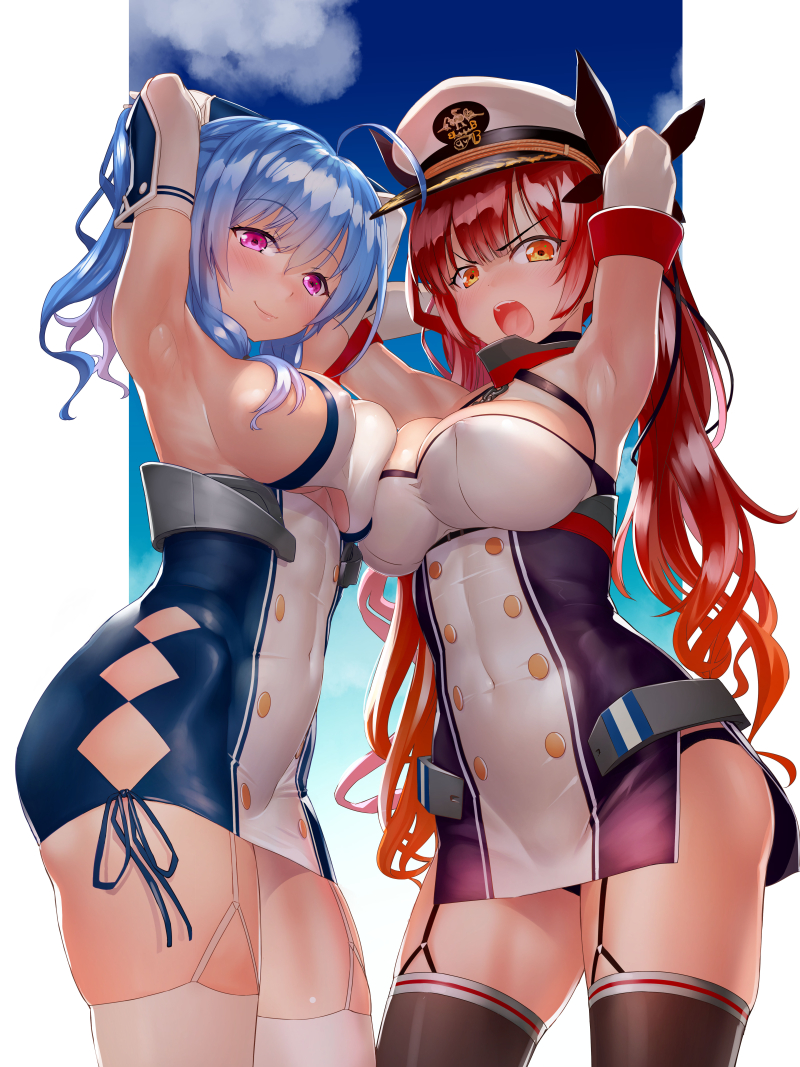 st. louis and honolulu (azur lane) drawn by sasayuki