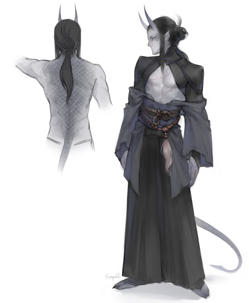 aoshi (original and 1 more) drawn by nat_the_lich