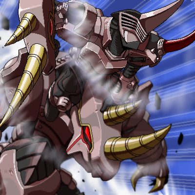 kamen rider gai and metalgelas (kamen rider and 1 more) drawn by napo
