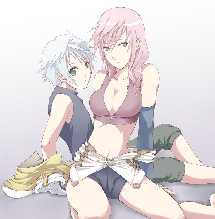 lightning farron and hope estheim (final fantasy and 1 more) drawn by microspace