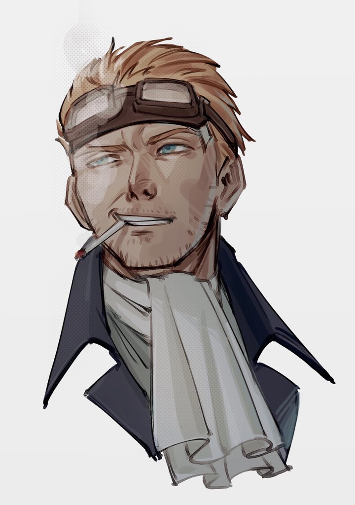 cid highwind (final fantasy and 1 more) drawn by oimo_(oimkimn)