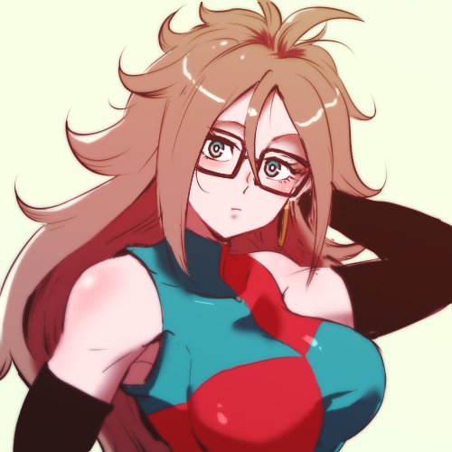 android 21 (dragon ball and 1 more) drawn by kemachiku