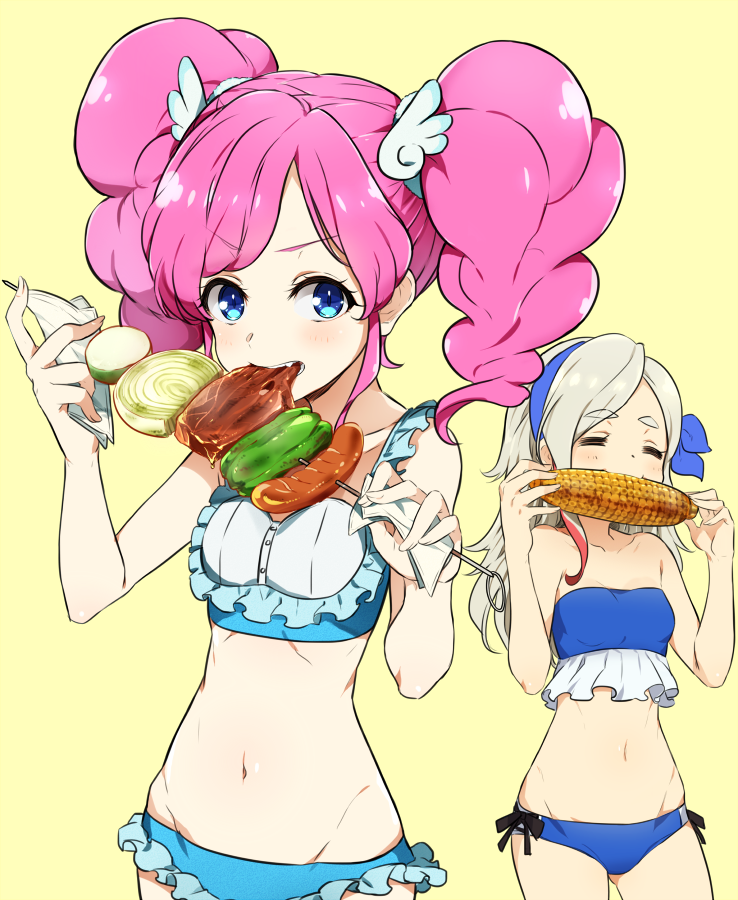 amahane madoka and kurosawa rin (aikatsu!) drawn by minatsuki_randoseru