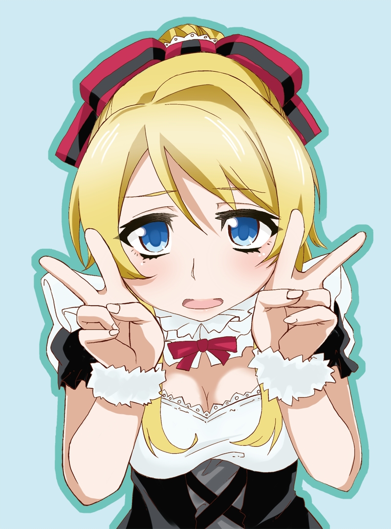 ayase eli (love live! and 1 more) drawn by halya_(pixiv)