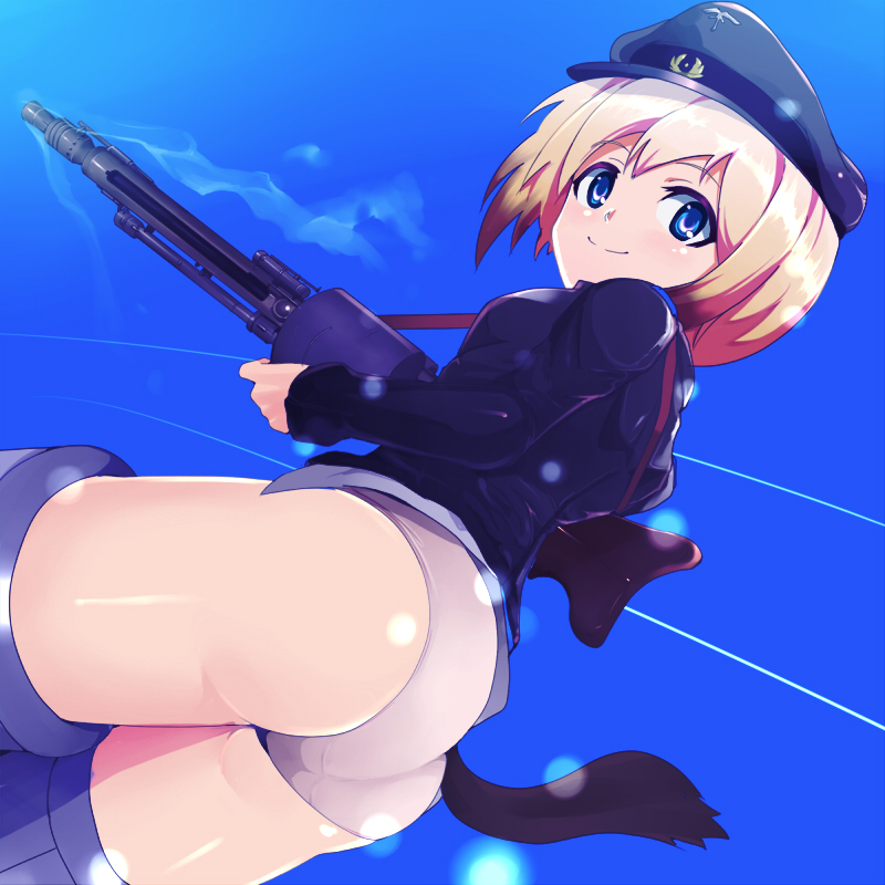 erica hartmann (world witches series and 1 more) drawn by kasai_shin