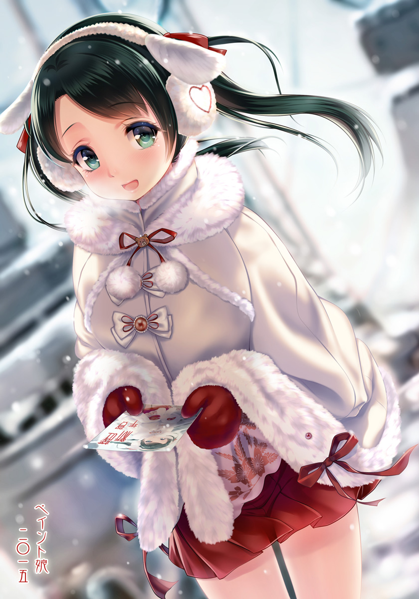 mikuma (kantai collection) drawn by paint_musume