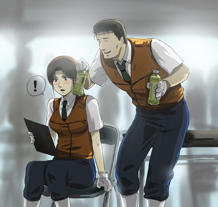 gotou kiichi and nagumo shinobu (kidou keisatsu patlabor) drawn by mizuhara_aki