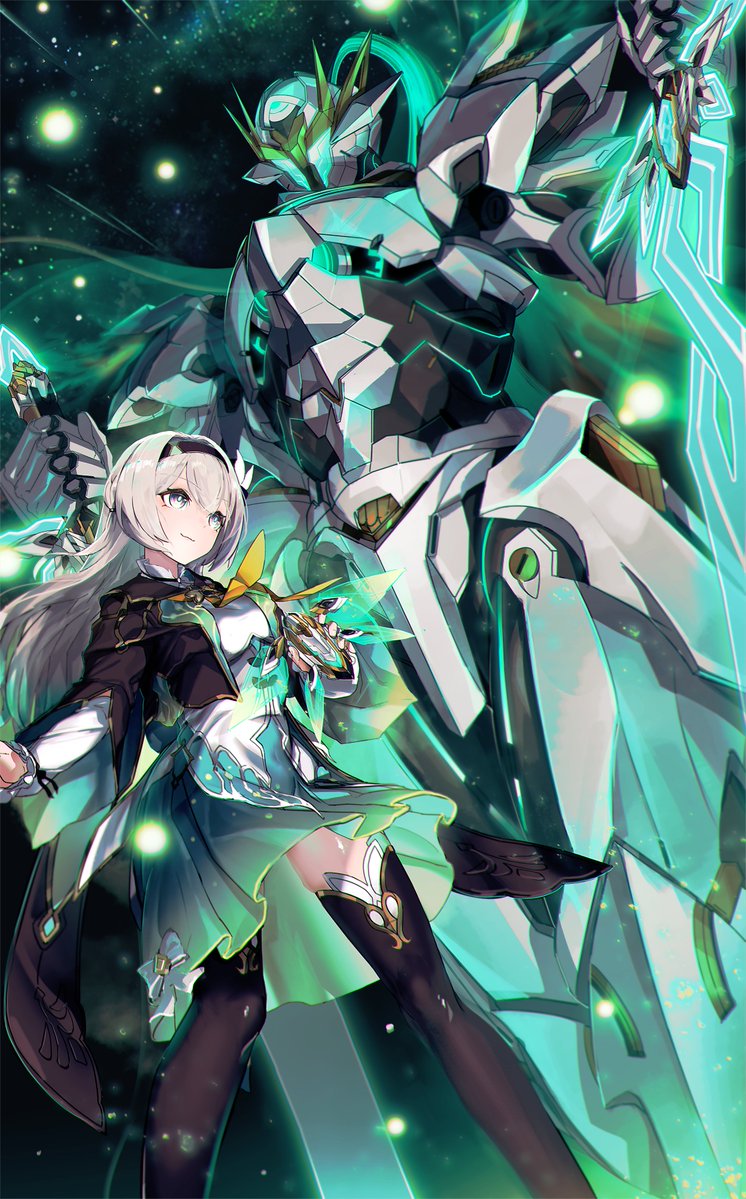 firefly and sam (honkai and 1 more) drawn by echanis_enicha