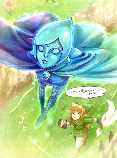 link and fi (the legend of zelda and 1 more) drawn by susu_(susuhako)