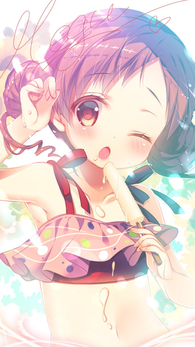 natsu megumi (gochuumon wa usagi desu ka?) drawn by mitsumomo_mamu
