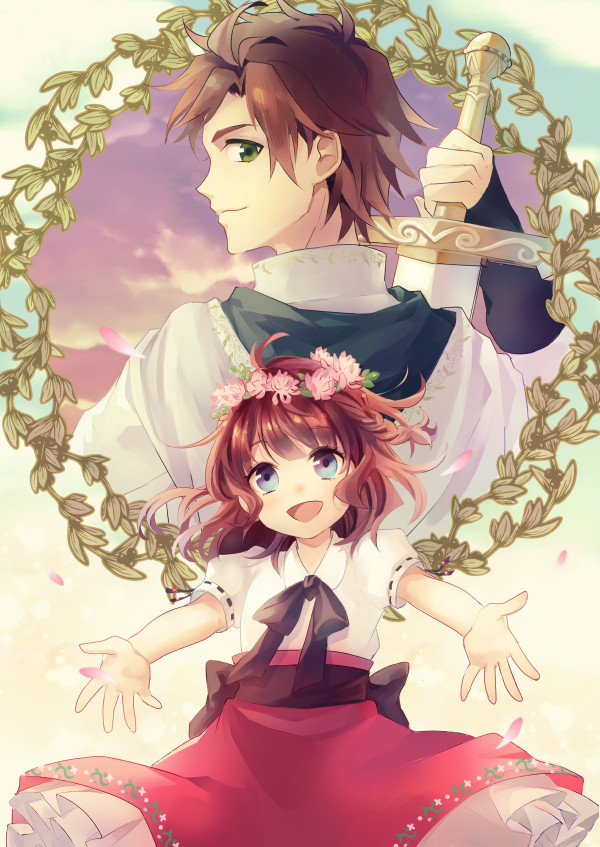 ani inako and teo colton (dame x prince) drawn by merveilles