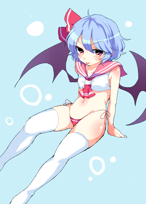 remilia scarlet (touhou and 1 more) drawn by paragasu_(parags112)