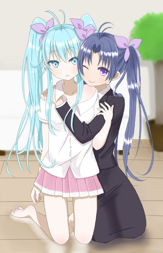 touwa erio and touwa meme (denpa onna to seishun otoko) drawn by momokuro