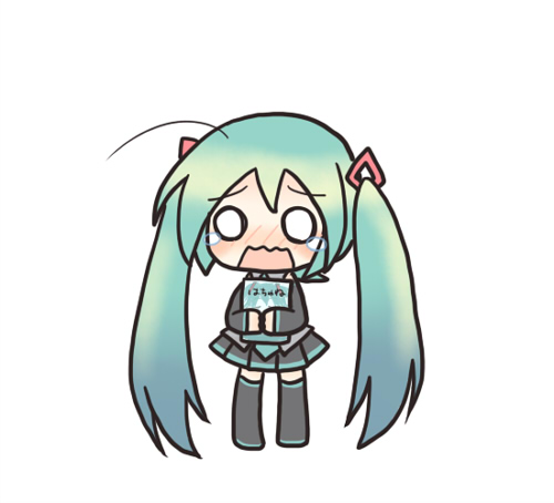 hatsune miku and hachune miku (vocaloid) drawn by sakuramori_sumomo