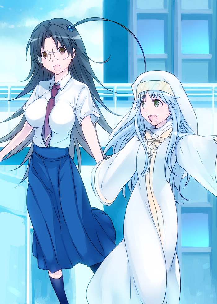 index and kazakiri hyouka (toaru majutsu no index and 1 more) drawn by 3u