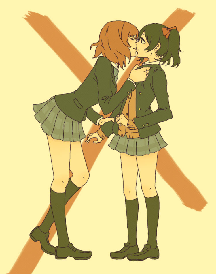 nishikino maki and yazawa nico (love live! and 1 more) drawn by musshu_(omu001)