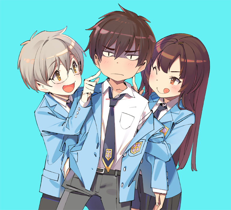 kinomoto touya, tsukishiro yukito, and akizuki nakuru (cardcaptor sakura) drawn by popqn