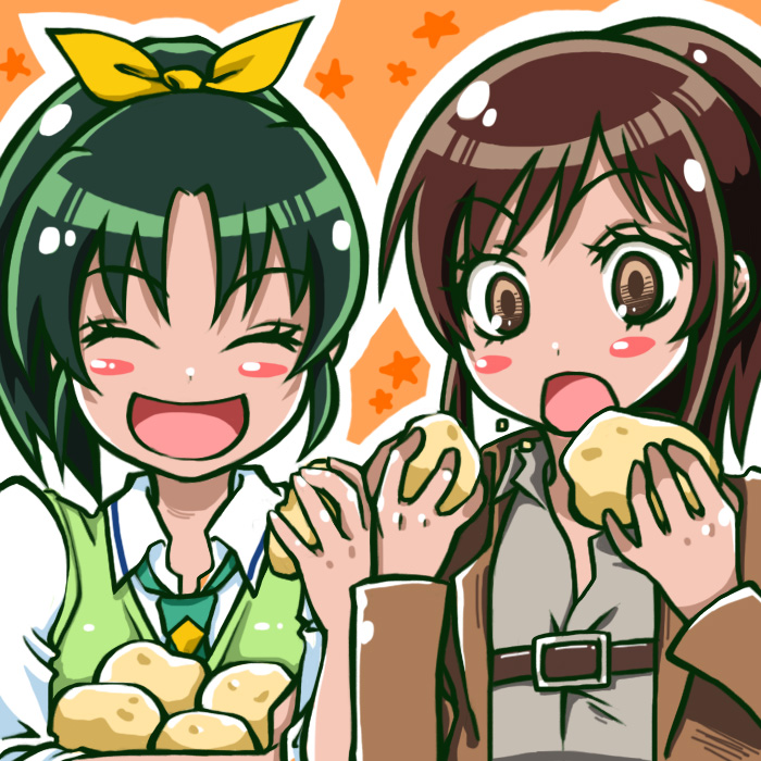 midorikawa nao and sasha blouse (precure and 2 more) drawn by nekoko_(nekonekonya)