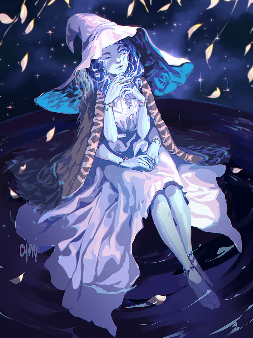 ranni the witch (elden ring) drawn by bonnie_tang