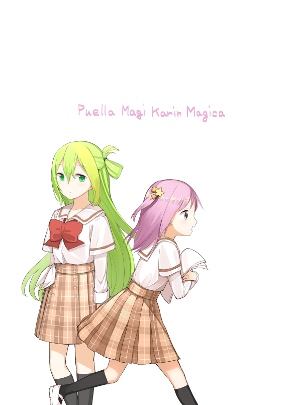alina gray and misono karin (mahou shoujo madoka magica and 1 more) drawn by aabtcndneefkg