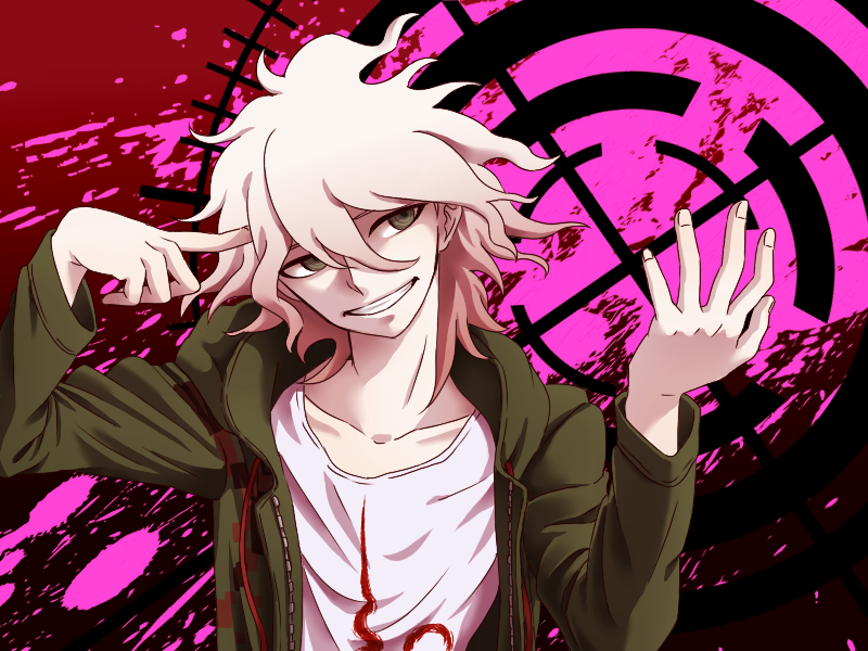 komaeda nagito (danganronpa and 1 more) drawn by kunikichi_(ku2kiti)