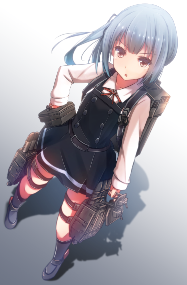 kasumi and kasumi kai ni (kantai collection) drawn by cuon_(kuon)