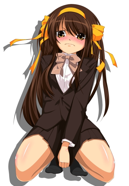 suzumiya haruhi (suzumiya haruhi no yuuutsu and 1 more) drawn by lappingman