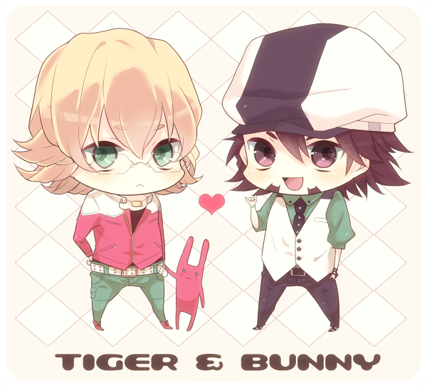 barnaby brooks jr. and kaburagi t. kotetsu (tiger & bunny) drawn by moco